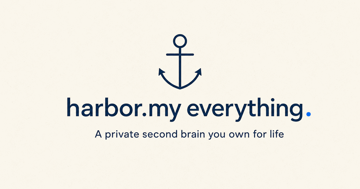 Harbor Is Live: Why We Built Our Own Evernote